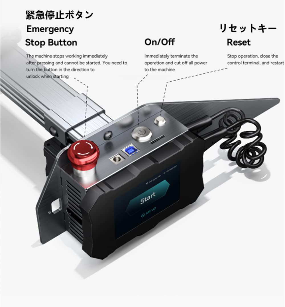 Amazon | HPYWTJY HPYWTJY ATOMSTACK P9 M50 レーザー彫刻機 木材 