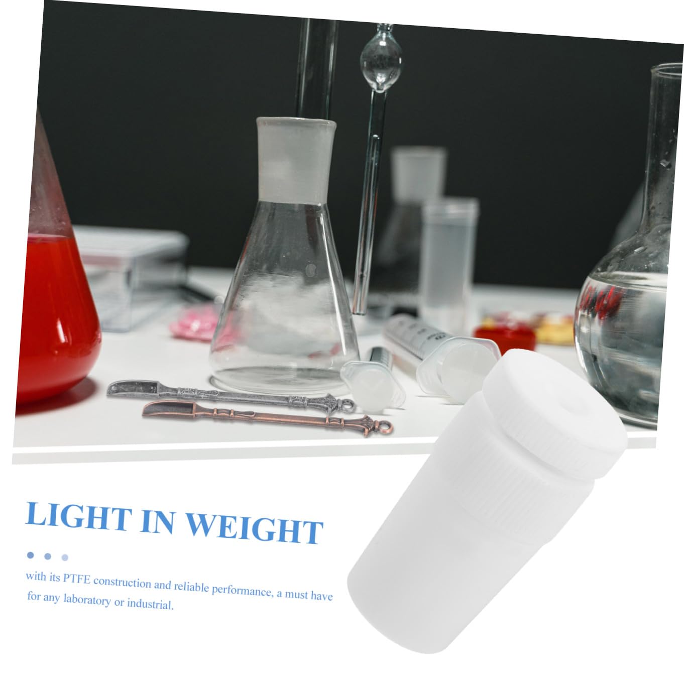 PTFE Magnetic Stirrer Bar Plug with Sleeve End Cap, 24-Port Standard Size, Lab Magnetic Stir Bar Stopper for Laboratory Mixing Equipment