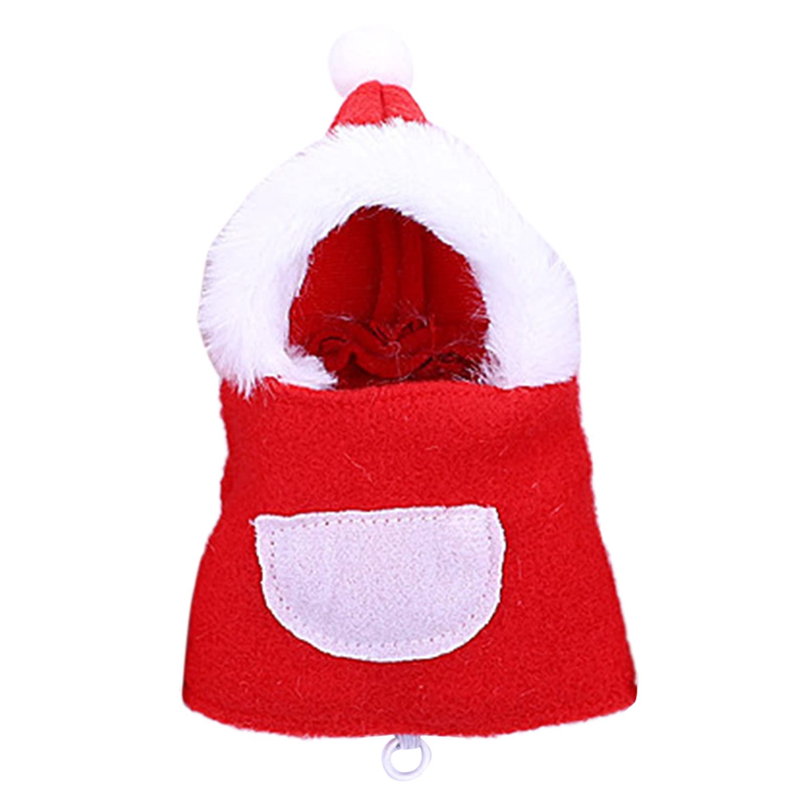 NEWFT Christmas Birds Clothes Winter Warm Parrots Clothes Soft Dress Up for Parakeets Cockatiel Festival Costume