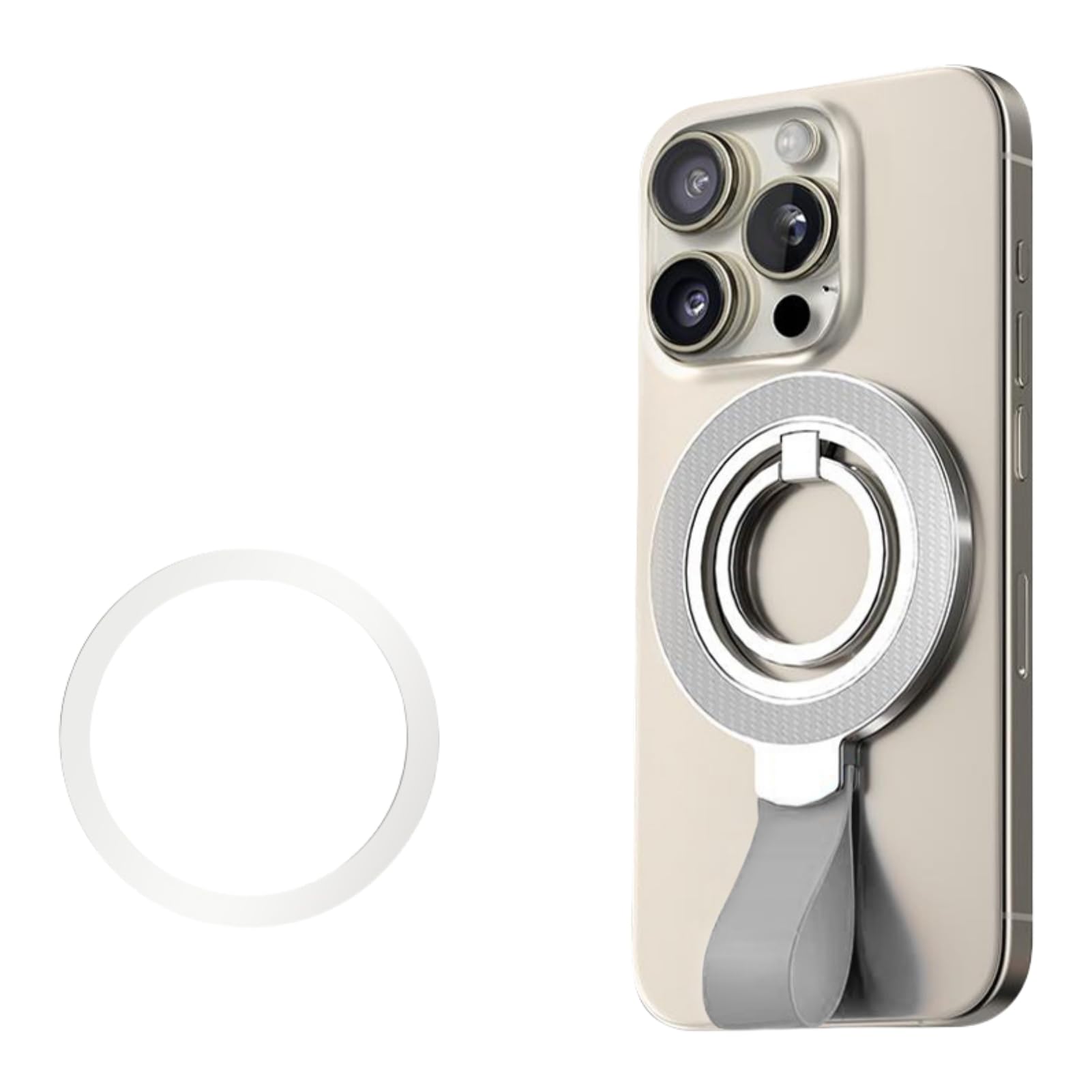 Amazon | 【超強磁力｜両面マグネット式】 スマホリング