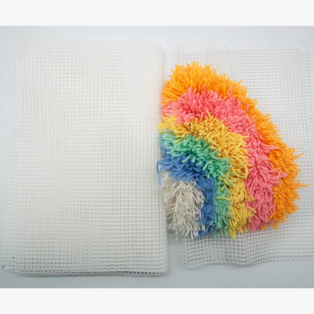 MOMOJIA 50x100cm Mesh Cloth for Latch Hook Rug Hooking Making Tapestry Canvas DIY Tool