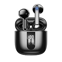 JBES Cuffie Bluetooth, Auricolari Bluetooth 5.4 In Ear Stereo con 4 Microfono ENC, 60 Ore Cuffiette Wireless Cancellazione Rumore, IP5 Auricolare per iPhone e Androide, Earbuds (Nero)