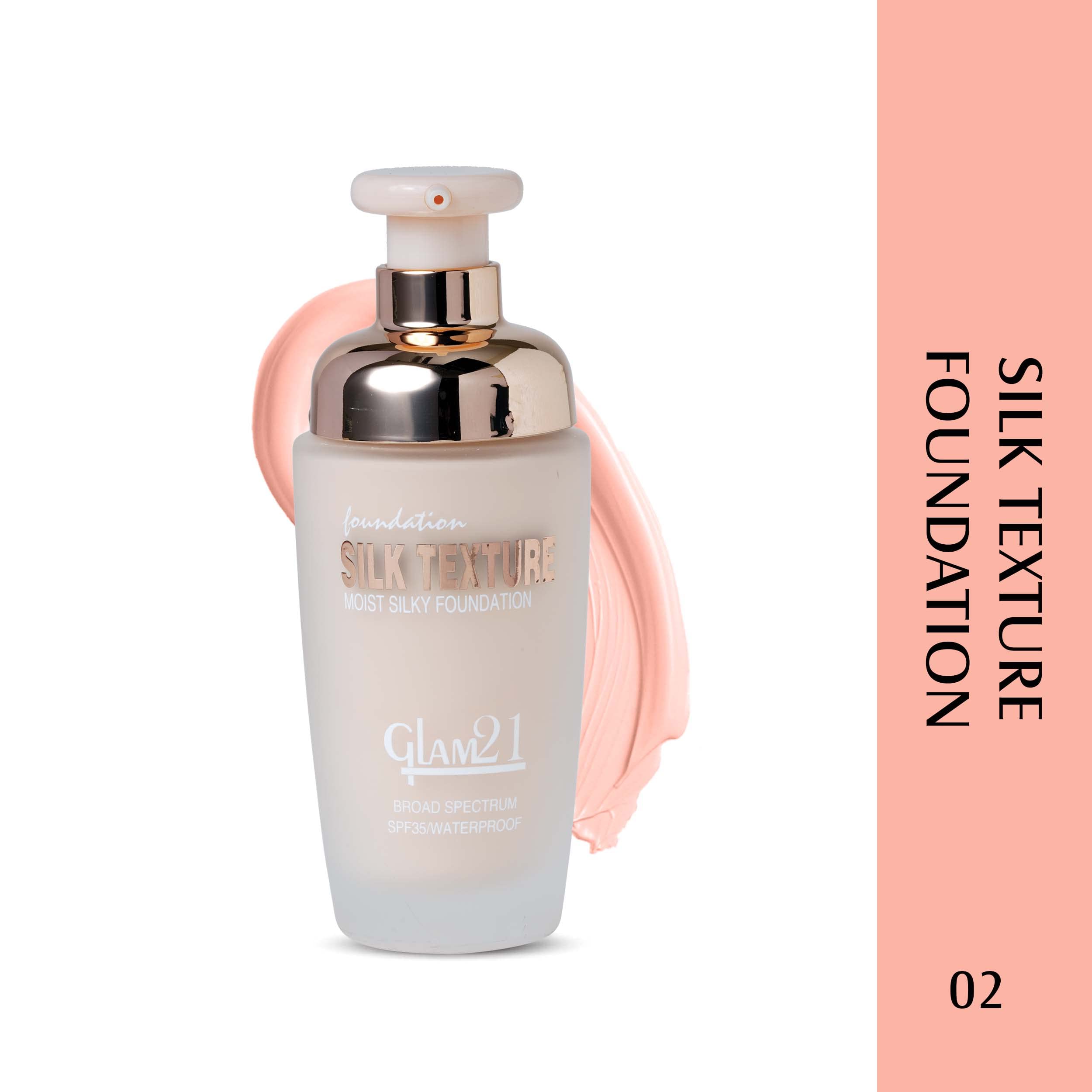 glam 21 silk texture foundation