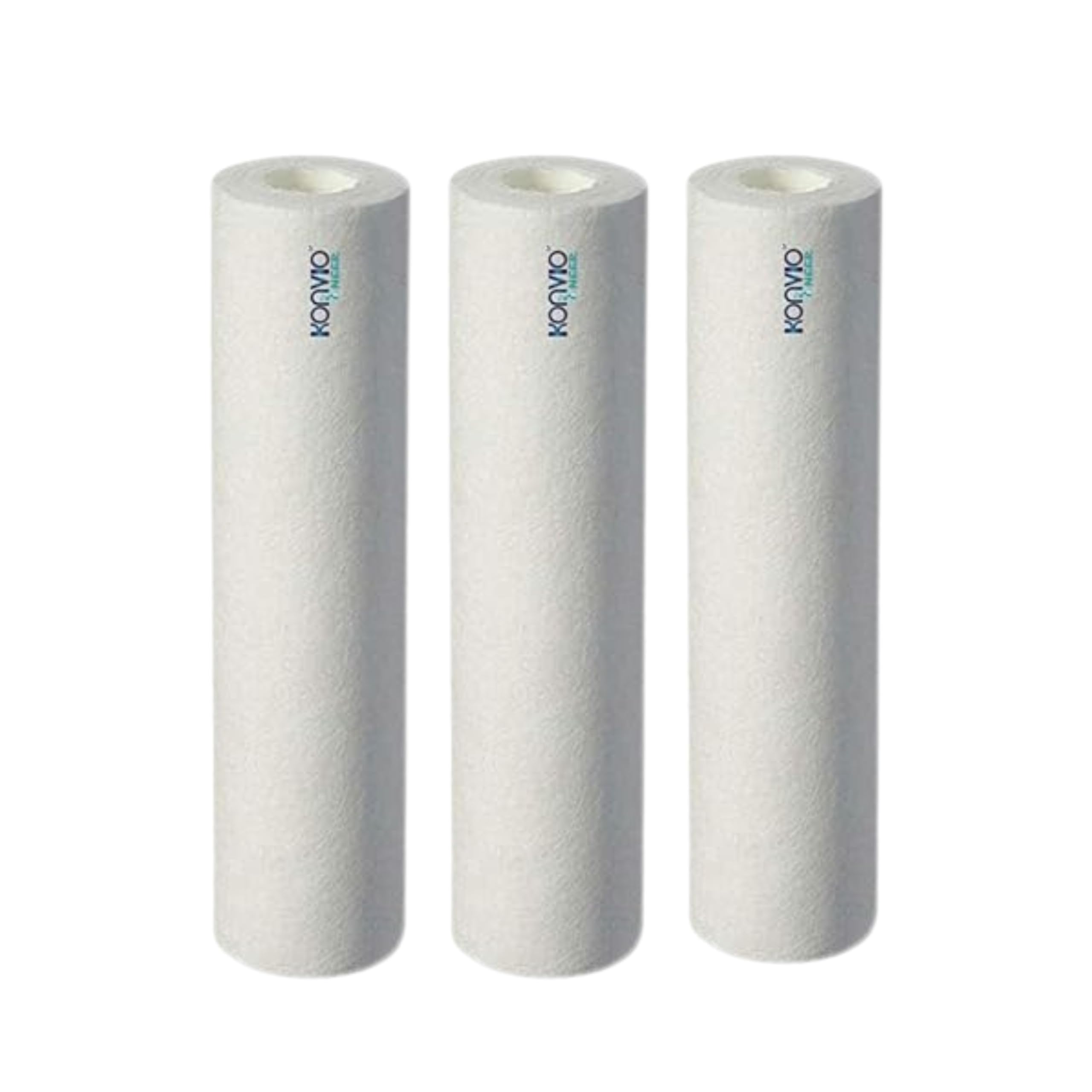 KONVIO NEER 10 Inch High Density Spun Pre-Filter (5 Micron PP Spun) Cartridge Compatible for 10 Inch Pre-Filter Housing of All Water Purifier | Pack of 3 Spun-image-41