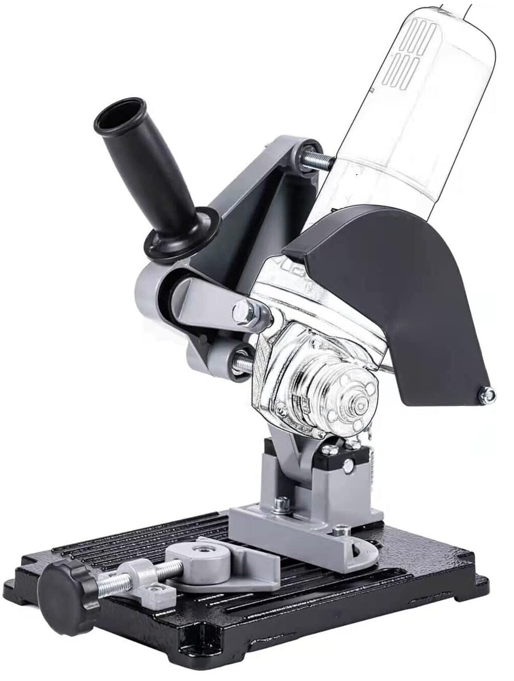 SUPPORTO DA BANCO PER SMERIGLIATRICE ANGOLARE 115/125 mm TRASFORMA IL FLEX IN TRONCATRICE PER LEGNO E METALLO