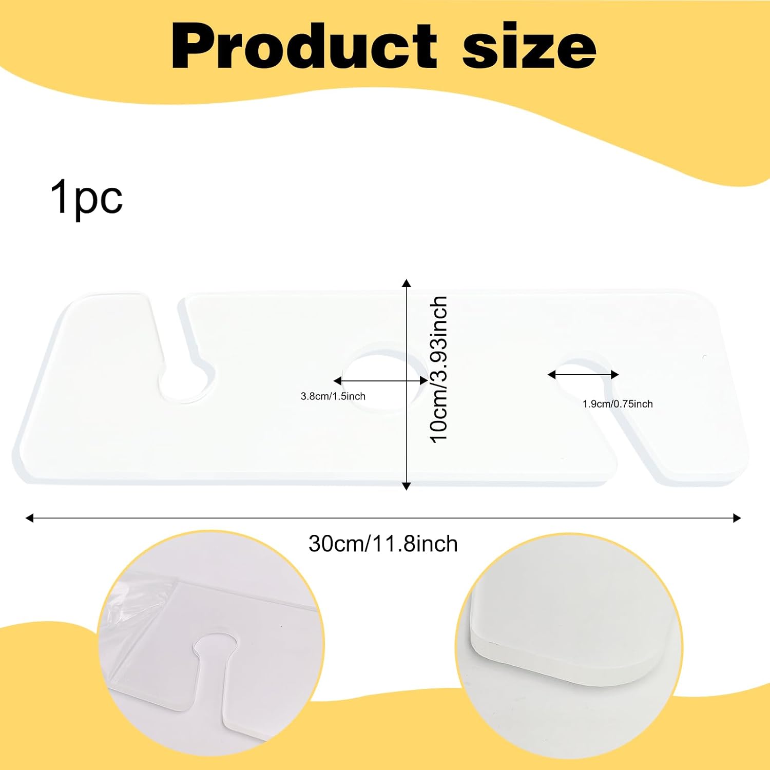 Square Classy Wine Caddy Template Clear Laser Model Inlay | 0.48 mm Thick Acrylic Wine Cup Rack Carving Templates Jig for Home Kitchen DIY Cutting 11.8x3.93inch (Squre)