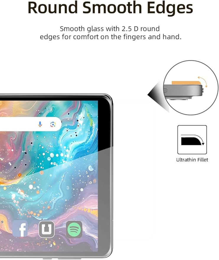 Protector de Pantalla de Vidrio Templado para HAOVM M8 8 Pulgadas, 2 Unidades miniatura 7