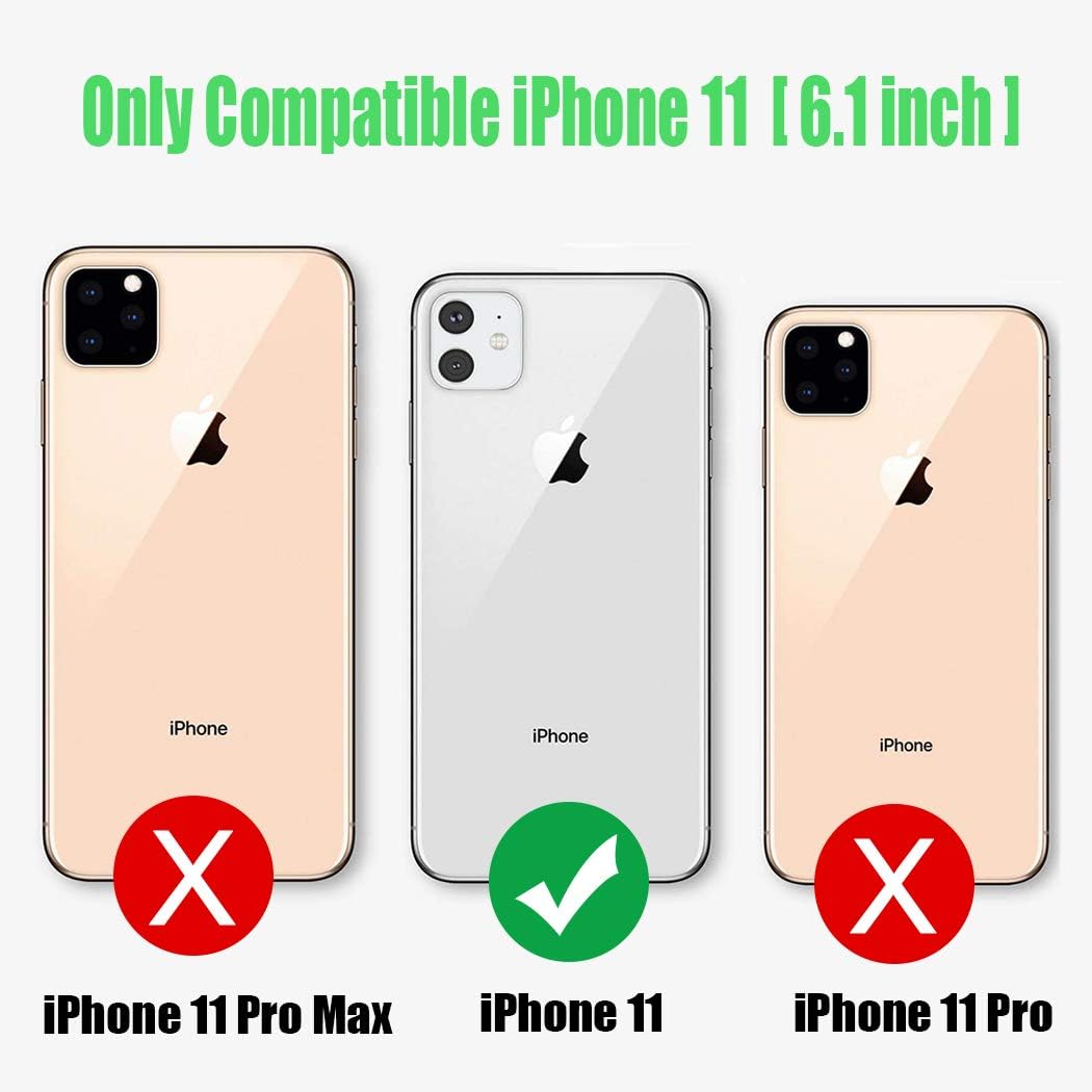 Battery Case for iPhone 11, 7500mAh Slim Portable Rechargeable Battery Pack Charging Case Compatible with iPhone 11 (6.1 inch) Extended Battery Charger Case