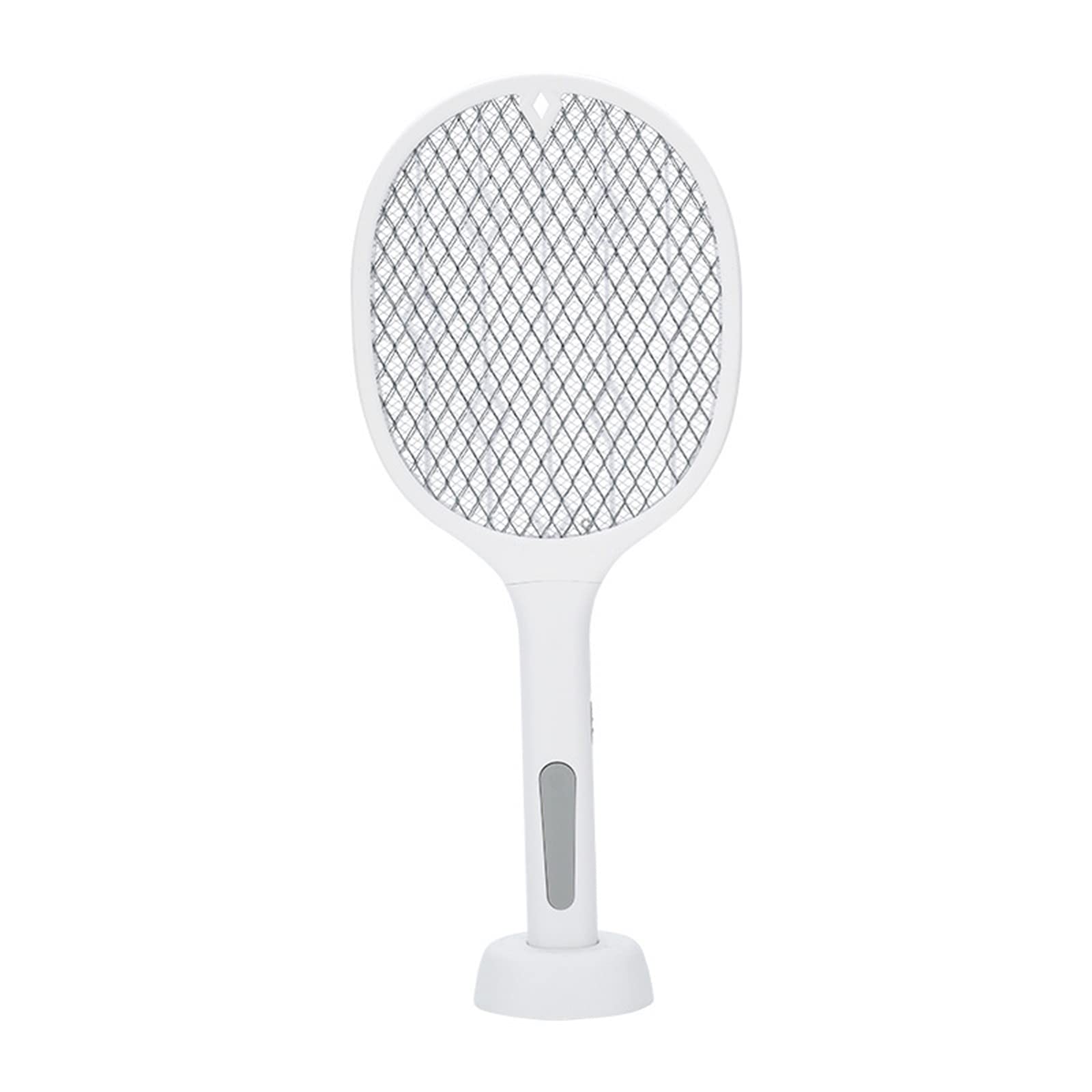 FAXIOAWA Scacciamosche Elettrico, Killer per Zanzare 2 in 1, Lampada Zapper per Insetti con Ricarica USB 3000V per Interni Ed Esterni, Zapper Elettrico per Zanzare, Mosche, Falene,Bianca