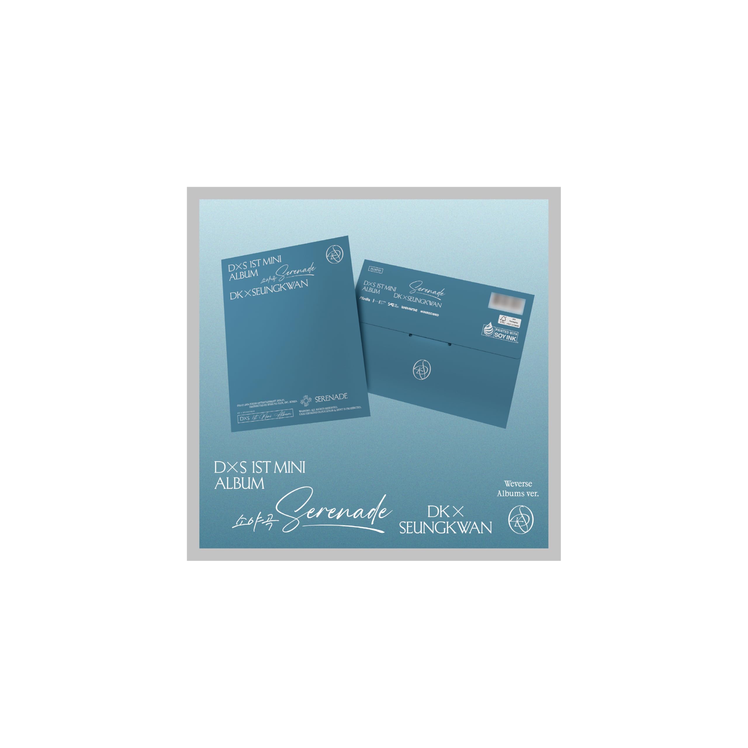 Idée cadeau K-pop avec SEVENTEEN Unit DK X SEUNGKWAN DXS Serenade Soyagok 1er Mini album
