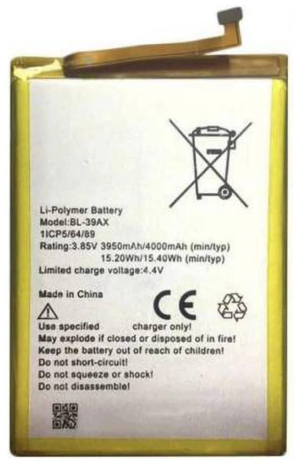 VM ELITE Mobile Battery for Infinix Hot 4 X557 (BL-39AX)