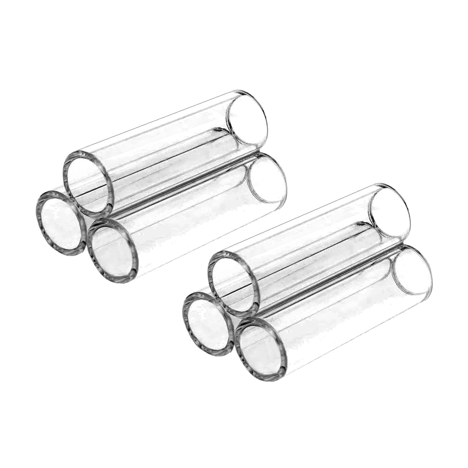 IAFVKAI 6-Tube Fish Shrimp Feeder Glass Breeding Tube, Aquarium Fish Tank Pipe Shelter Tube Fish Tank Shelter Decorations