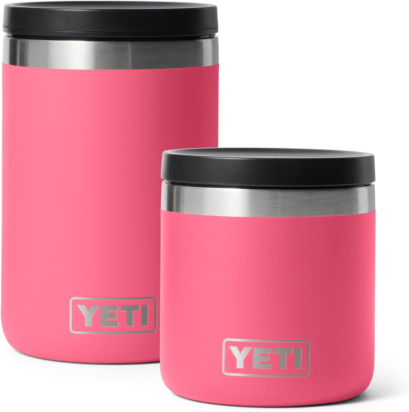 YETI Rambler 16 & 8 oz oz Food Jar, Vacuum Insulated, Stainless Steel, With Airtight Lid, Tropical Pink