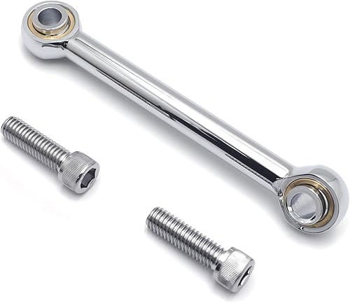 Miniatura 3 de Enlace estabilizador de montaje de motor delantero cromado para motocicleta compatible con Touring Trike FLHR FLHT 2009 y posteriores [P/N:
