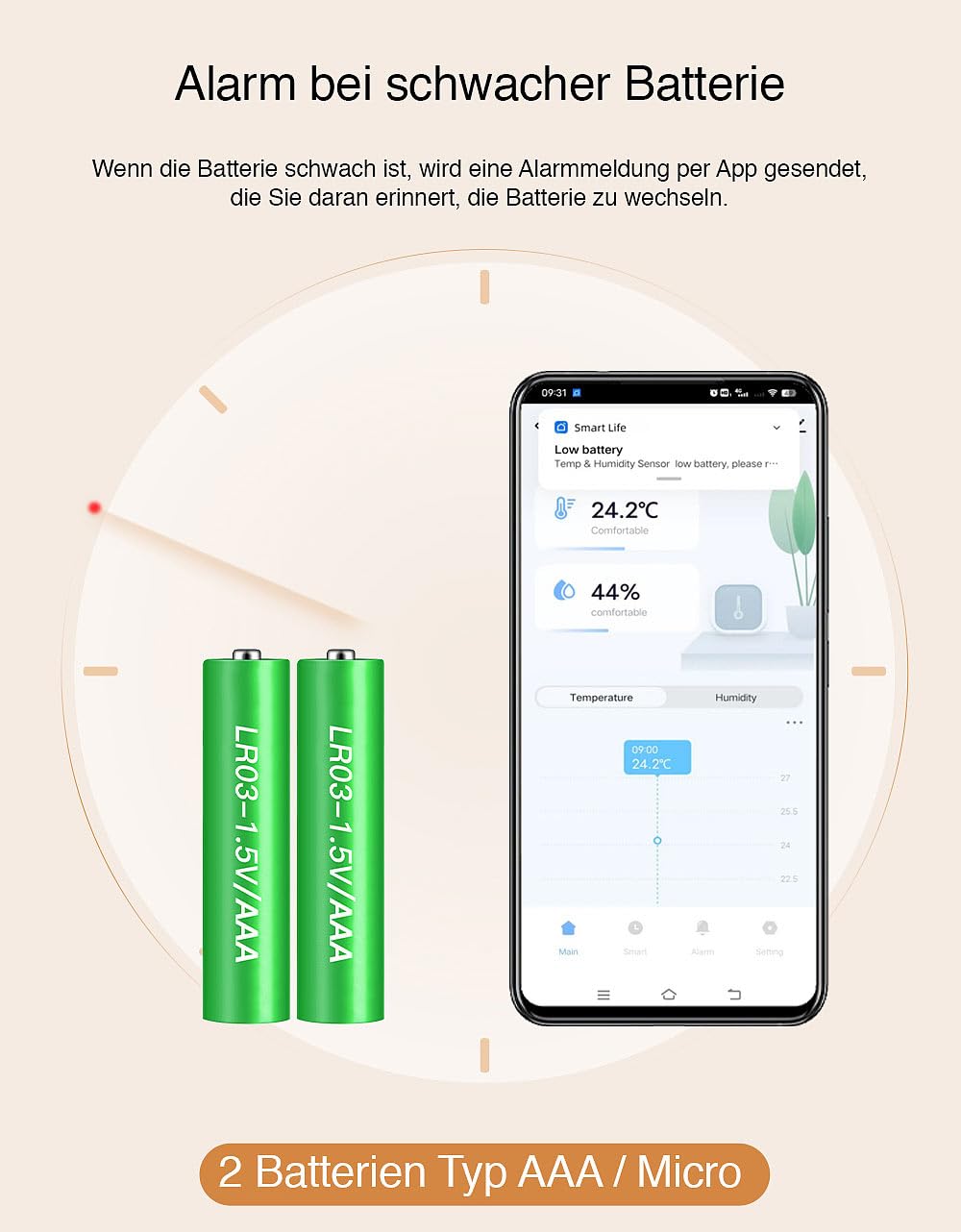 Luminea Home Control Funk Sensor: 8er-Set Thermometer & Hygrometer mit Bluetooth & App, wetterfest, IP65 (Thermometer für Außenbereiche, Digitale innen außen, Frost)