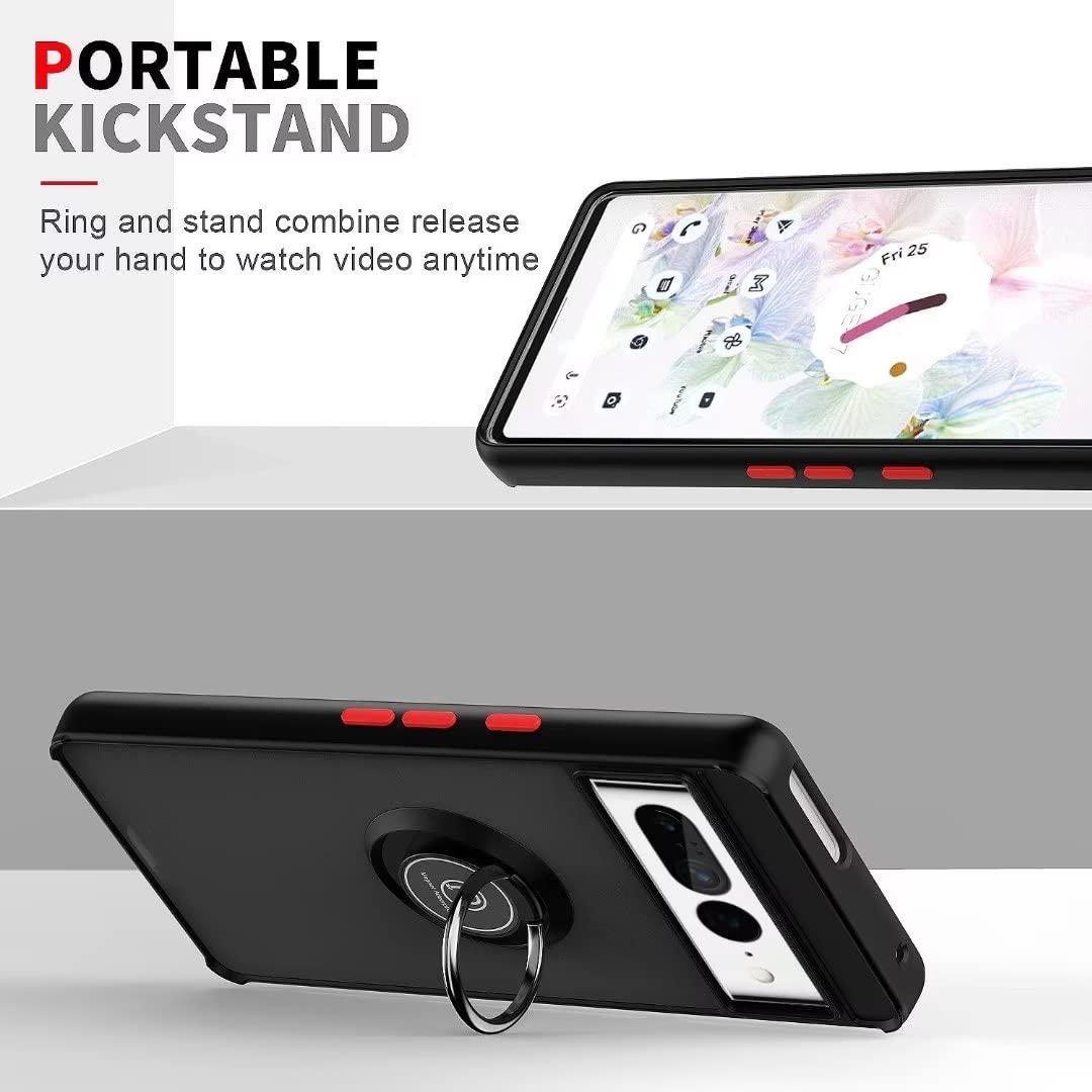 NEINEI Cover per Google Pixel 7 Pro 5G + 2 Vetro Temperato,Custodia con