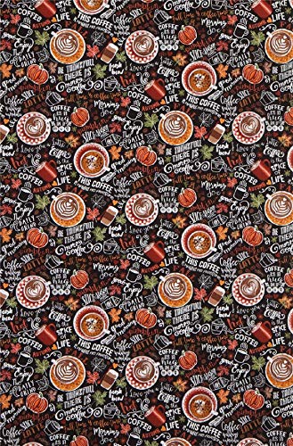Luxurious Black Coffee Fabric by Timeless Treasures - Premium Quality (Sold by 0.5 Yard) 4 Luxurious Black Coffee Fabric by Timeless Treasures - Premium Quality (Sold by 0.5 Yard) - Image 3