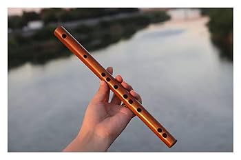 Amazon | 竹笛 6穴 竹製フルート ミニピッコロ 膜なし穴 横笛