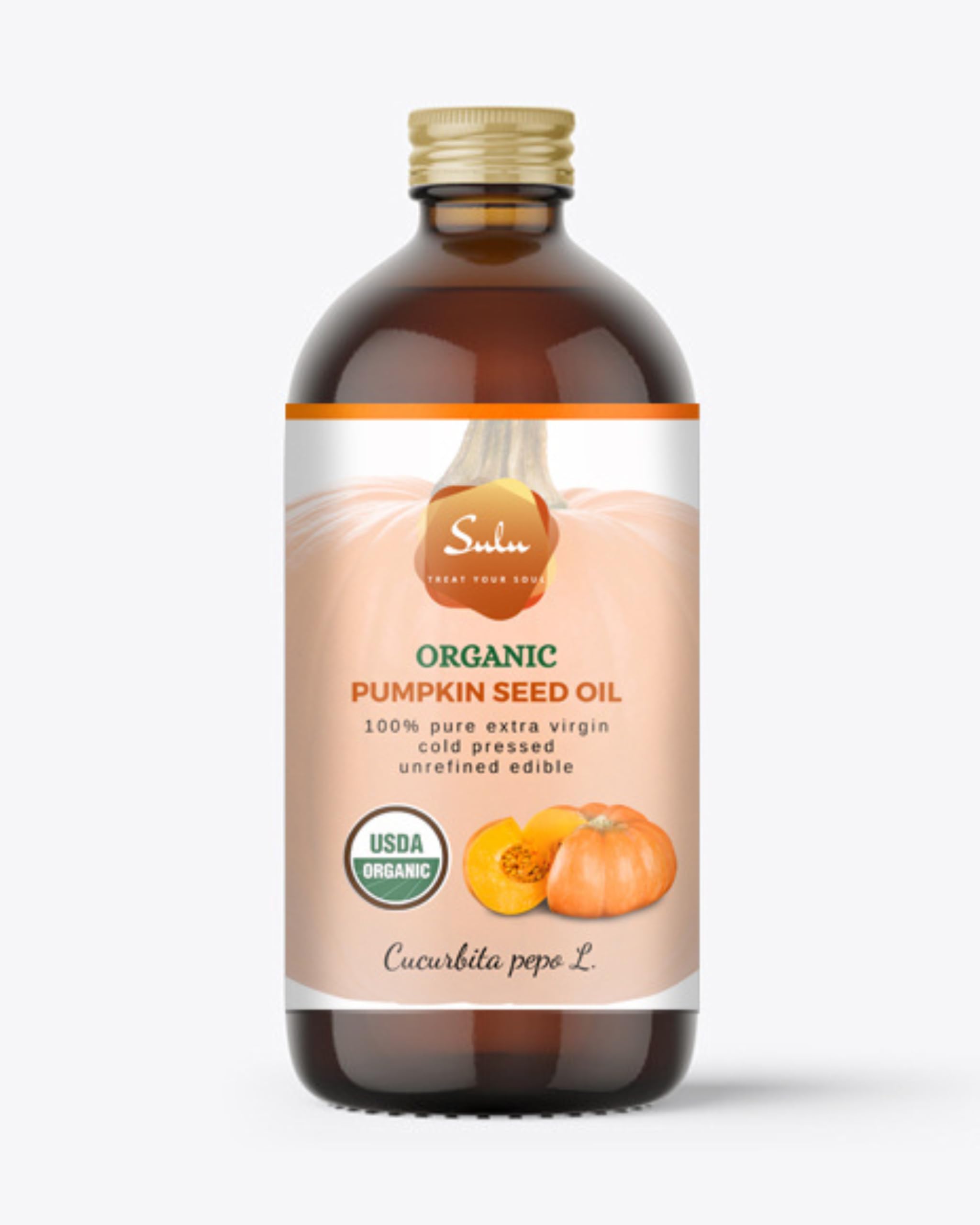 Pumpkin Seed Oil-USDA Organic Cold Pressed Unrefined Virgin (16 oz)
