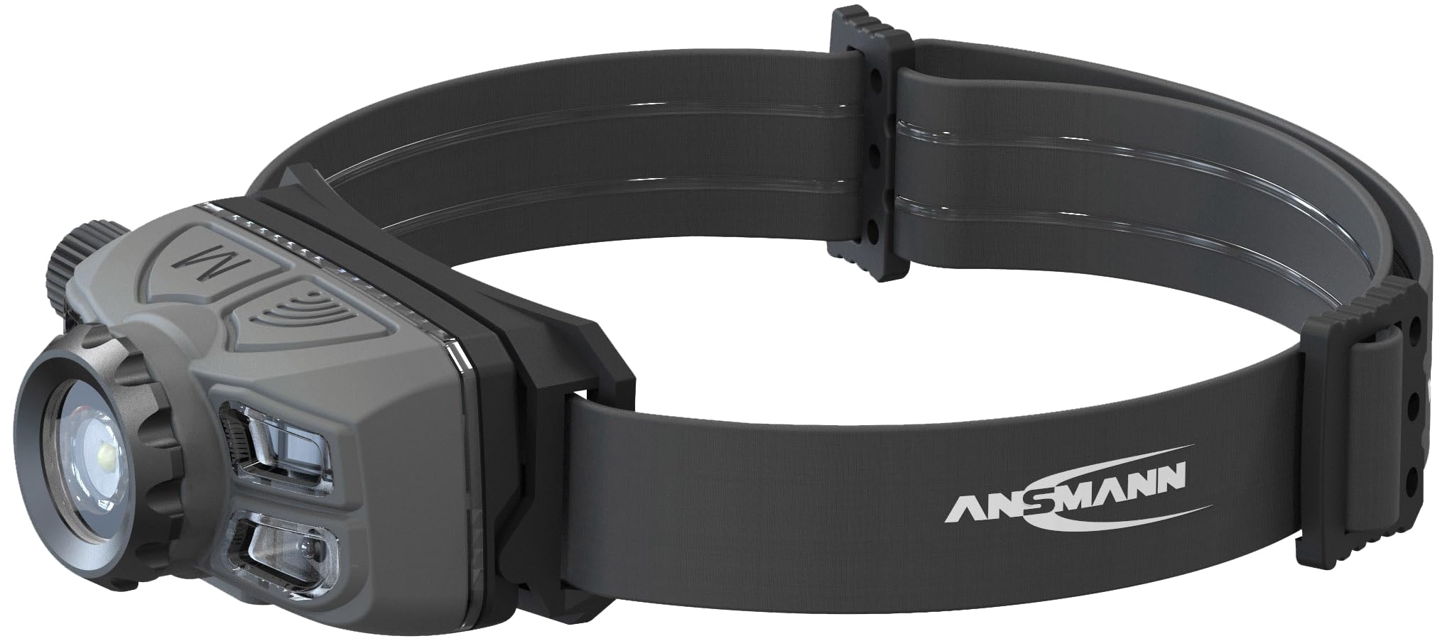 ANSMANN HD450FRS Zoom, Gesture Headlamp | High Power up to 450 lumens | Beam up to 92m | Rechargeable | Wave Control - 1600-0528