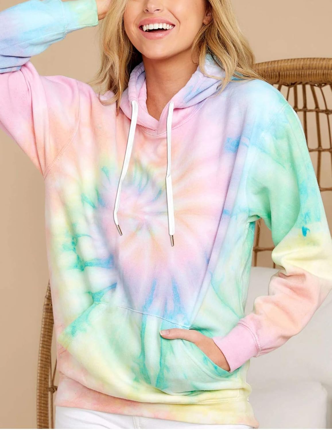 Tie dye lightweight sweatshirt Outlet