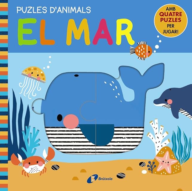 Portada de Puzles d'animals. El mar