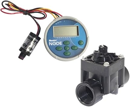 Hunter Sprinkler NODE100VALVE Node Single Station Controller with DC Latching Solenoid and PGV-101G Valve