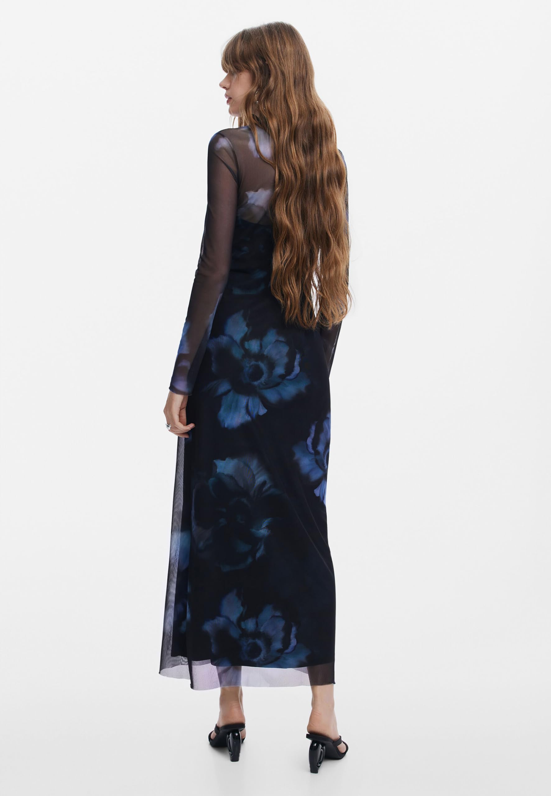 Desigual Abito da Donna A Maniche Lunghe NAN Donna (Pacco da 1)