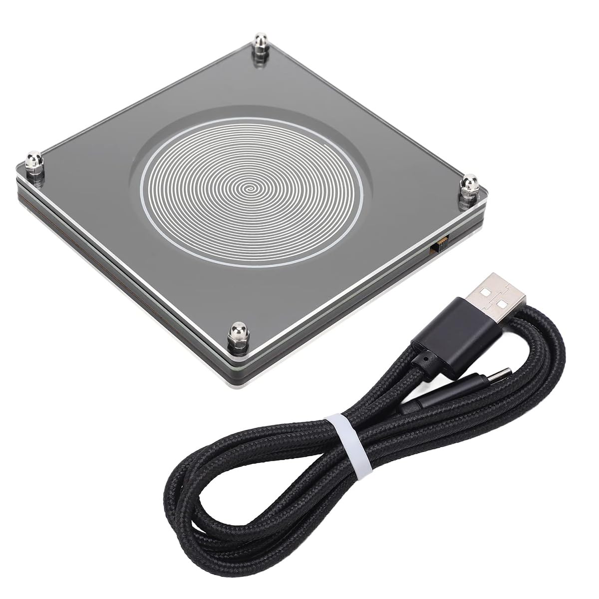 Sarini Generatore di frequenza Generatore di risonanza Generatore di Onde a 7,83 Hz Risonatore a impulsi a frequenza Ultra Bassa Cavo USB