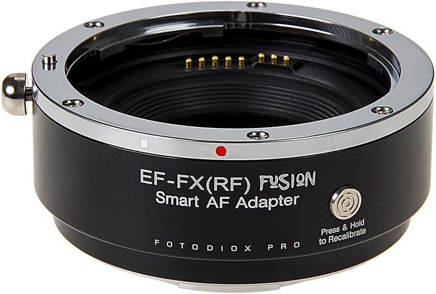Fotodiox Pro Fusion Adapter, Smart AF Adapter - Compatible with Canon EOS (EF/EF-S) D/SLR Lenses to Fuji X-Series Mirrorless Cameras with Full Automated Functions
