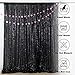 ShinyBeauty Sequin Backdrop - 4FTx6FT (Black) for Wedding/Party/Photography/Curtain/Birthday/Christmas/Prom/Other Event Decor