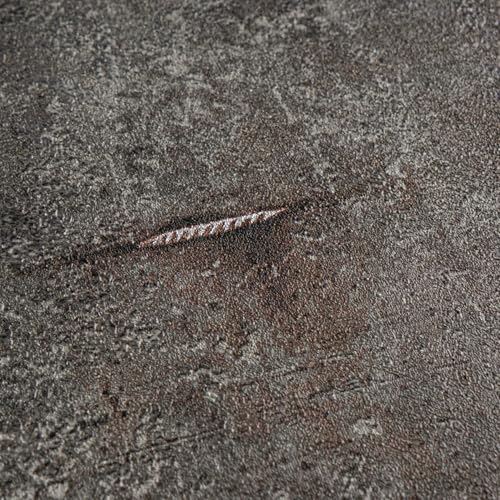 Papel pintado aspecto concreto gris oscuro cobre decorativo para pared 4