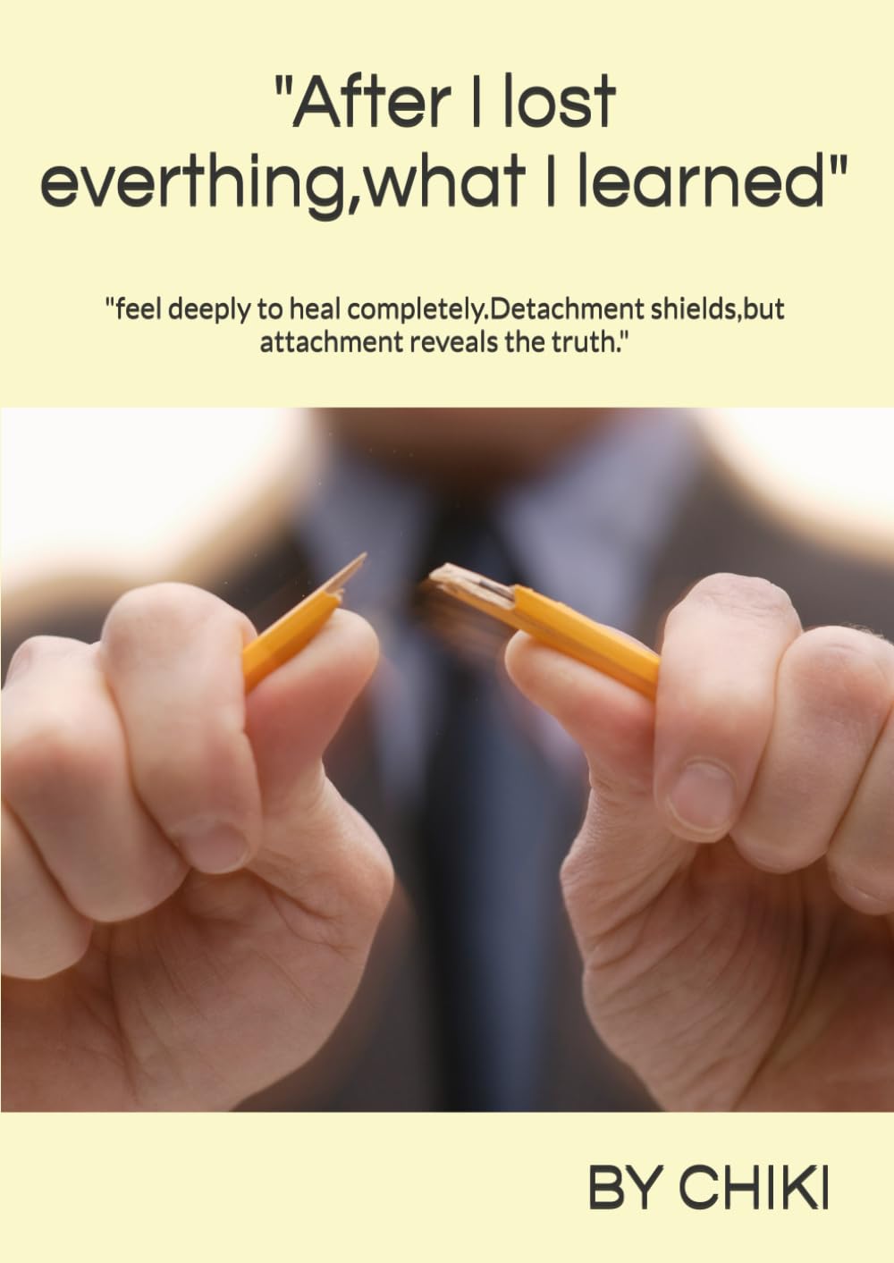 After I lost everthing,what I learned": "feel deeply to heal completely.Detachment shields,but attachment reveals the truth.