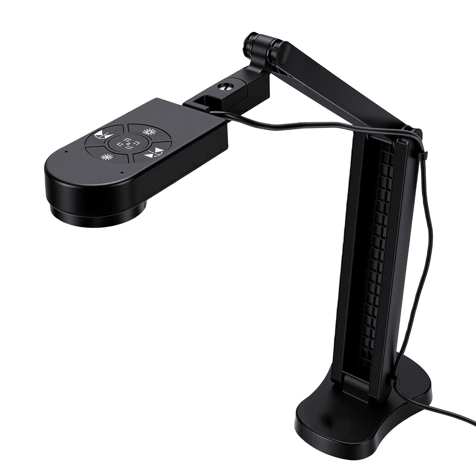 Tosuny Cámara de Documentos USB 4K 8MP con Enfoque Automático, Escáner A3/ Plegable, Luz LED Ajustable y Micrófono Dual, de Imagen para Enseñanza Remota y Videoconferencias