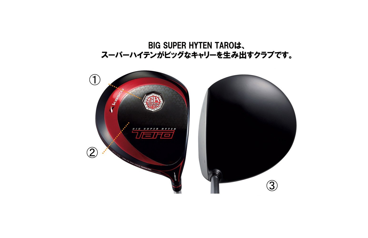 Kasco - キャスコ　AREV ドライバー　10.5° ティーショットに自信が持てる！3つのドライバー新発売