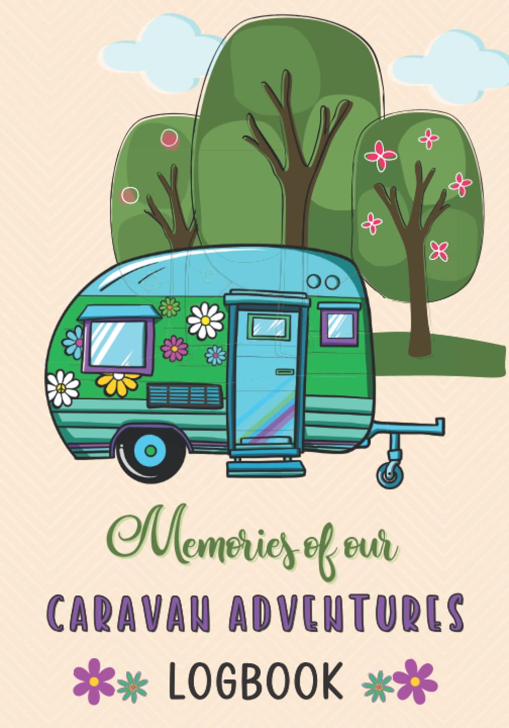 Memories of our caravan adventures logbook: Family camping journal and campsite record
