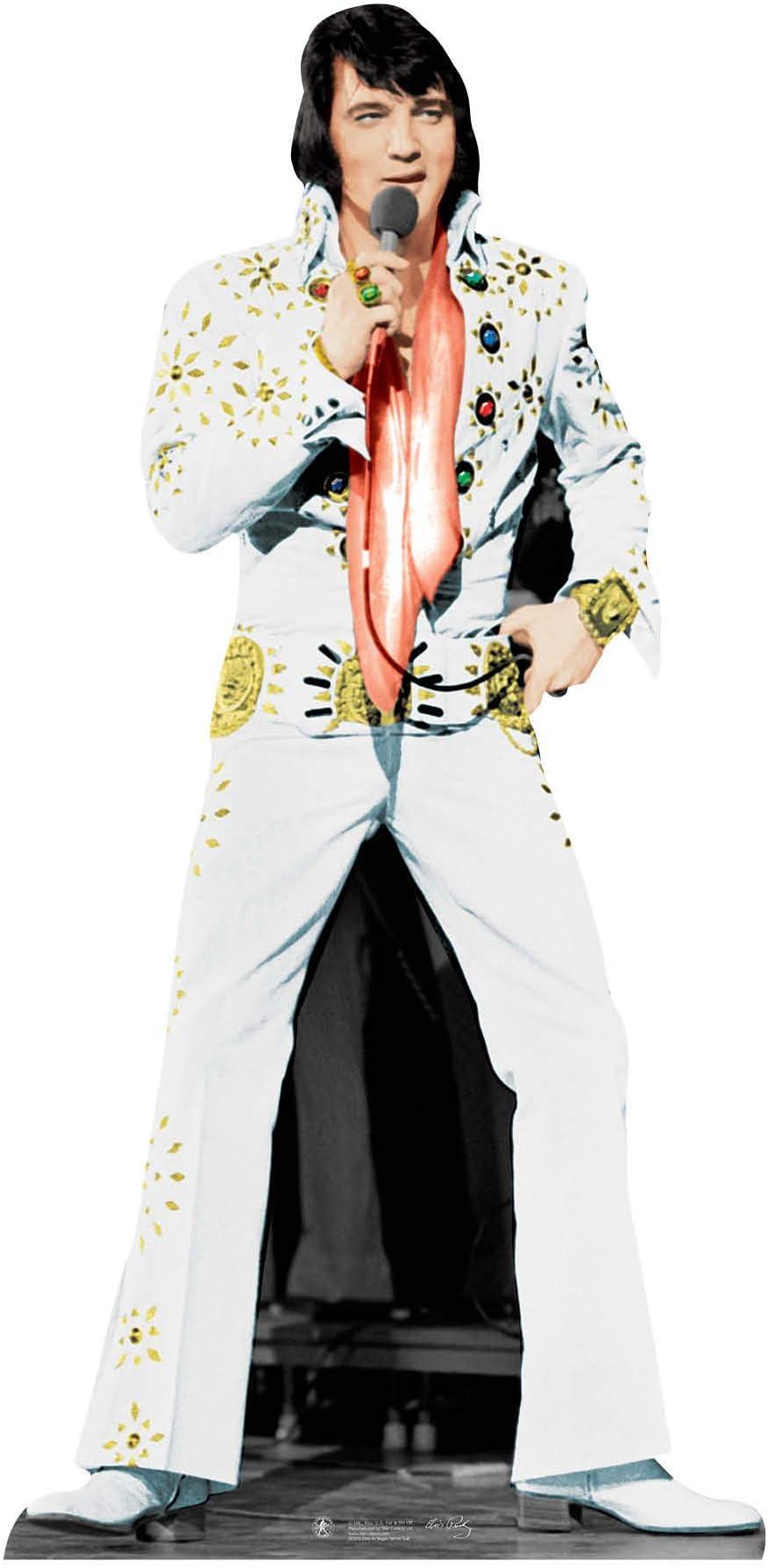 Star Cutouts SC573 Elvis Presley Cardboard Cutout Viva Las Vegas Lifesize