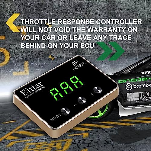 9 Drive 9-Mode Throttle Controller Pedal Accelerator Compatible with FORD F150/250/350/450/F550 2011+ï¼MUSTANG 2011+ï¼RANGER 2012+ï¼9F-261