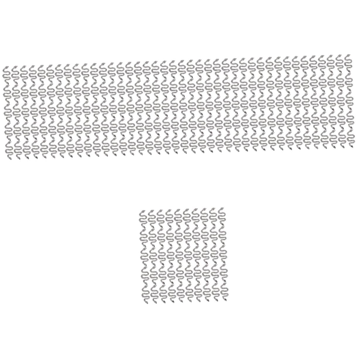 FRCOLOR 250pezzi Charm Forma Di Serpente Per Decorazione Unghie Accessori Per Nail Art Retro Per Progetti Fai Da Te e Decorazioni Unghie