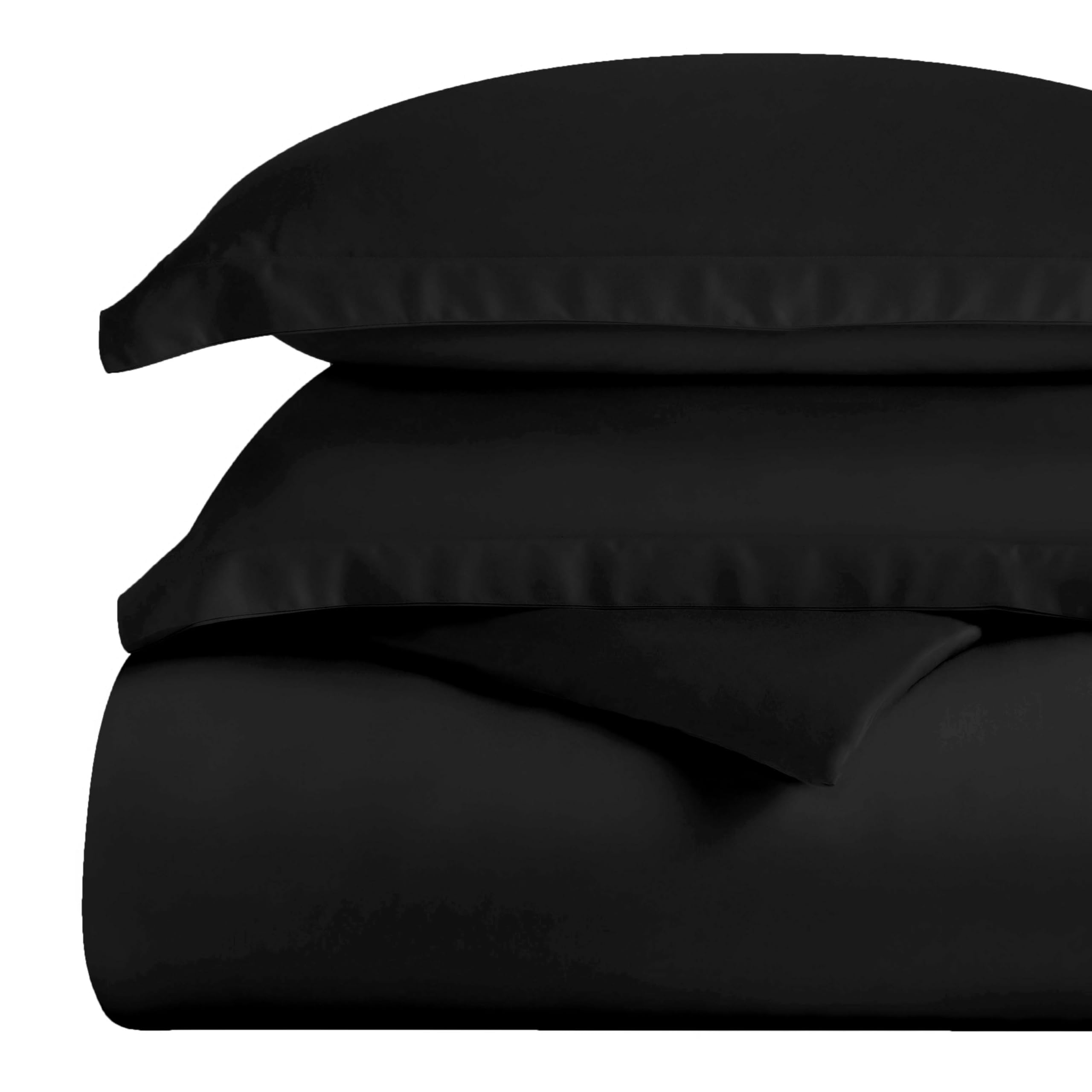 Édredon 173x218 coton Impressions Superior lit simple ensemble 2 pièces noir