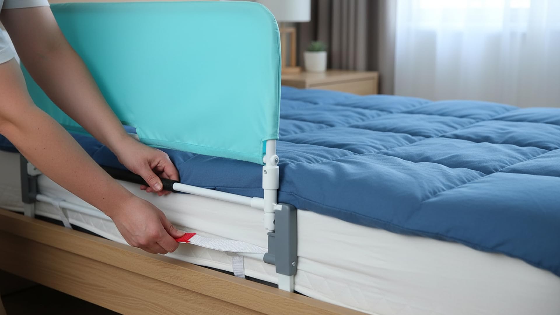 Ausilium Sponda Letto Pieghevole Ribaltabile con Parasponda Universale