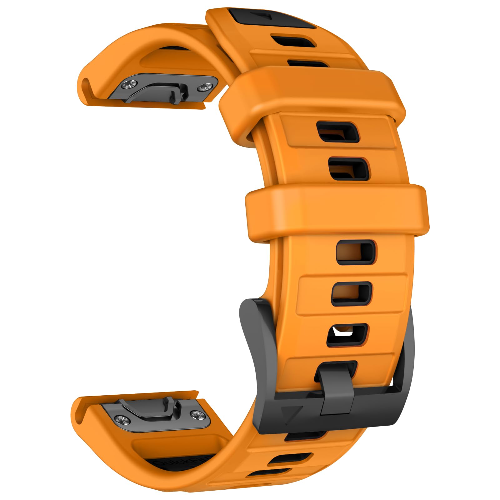 MYSNBKN Compatible with Garmin Fenix 8 47mm/Fenix 7/Fenix E Band, 22mm Easy-fit Sport Silicone Strap for Fenix 7 Pro/Fenix 5/Fenix 5 Plus/Fenix 6/