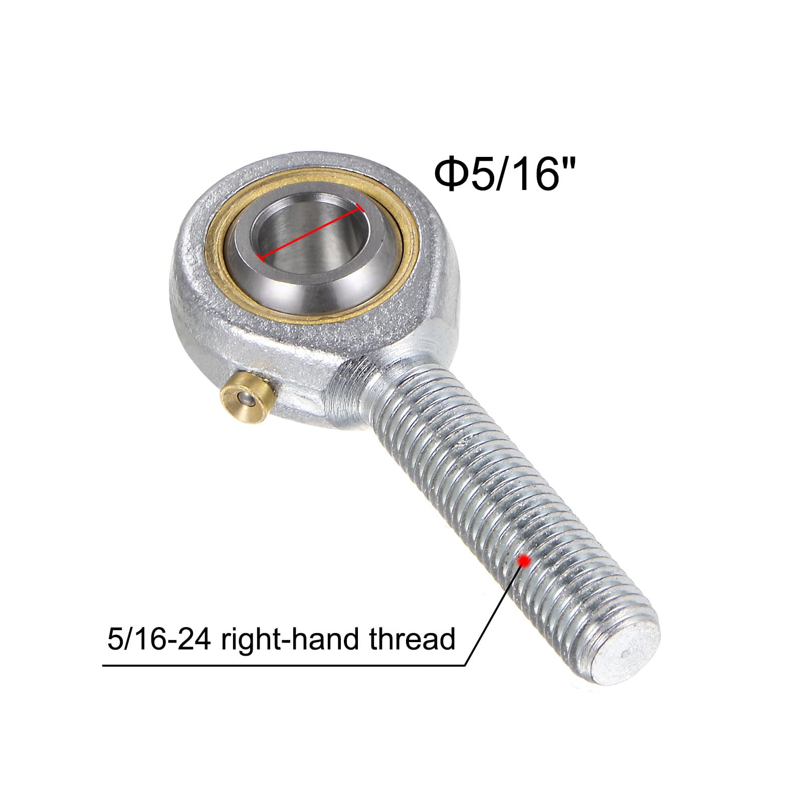 Uxcell PHSB5 Rod End Bearings 5/16-inch Bore Pre-Lubricated