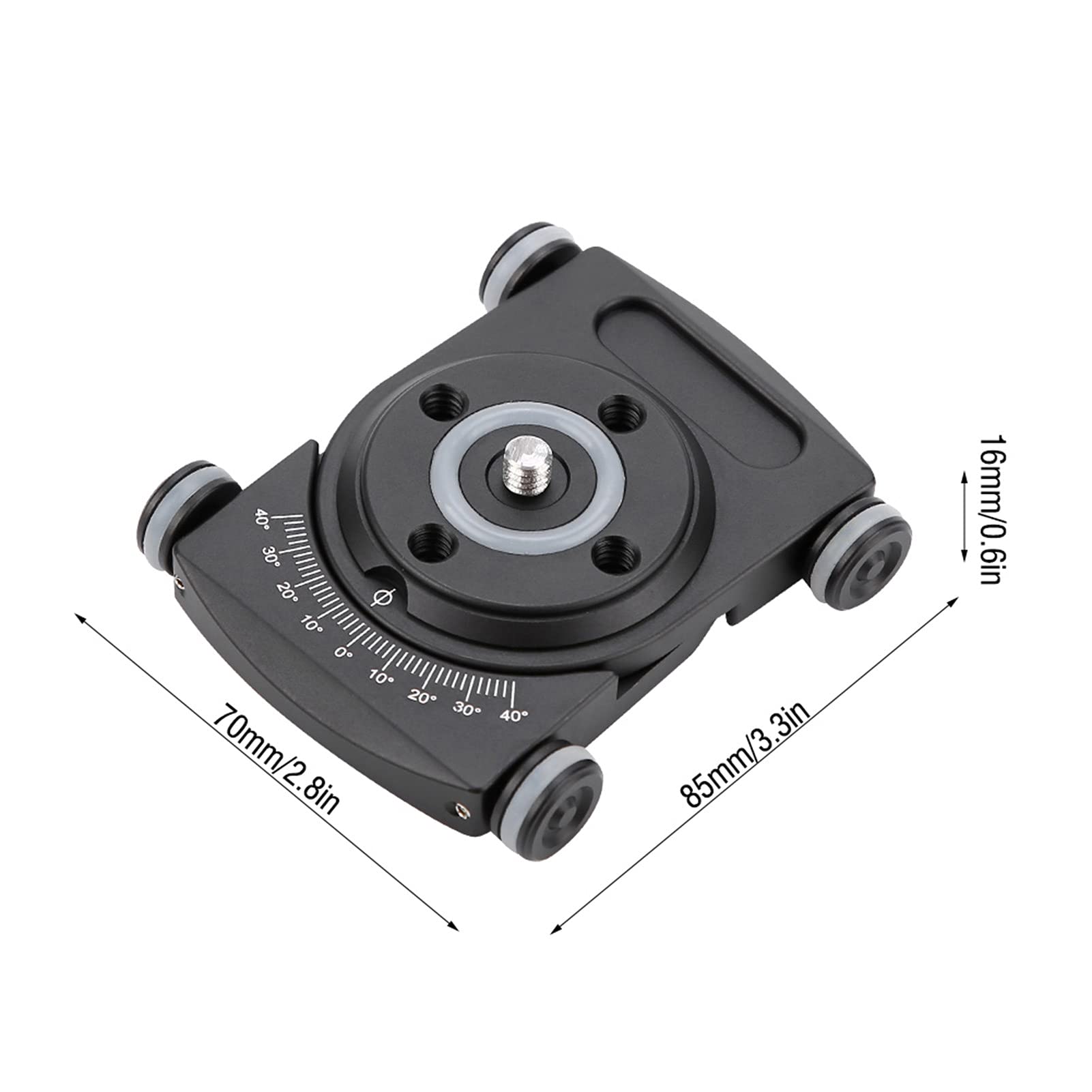 plplaaoo Carrello Per Videocamera, Supporto per videocamera, Nero, Montaggio a terra o a tavolo, Compatibile con Videocamera