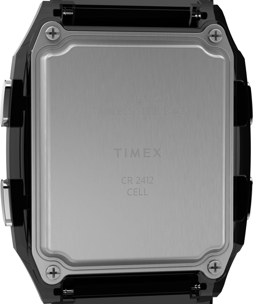 Timex Unisex Digital Uhr Lca mit Kunststoffarmband