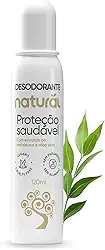 NATURAL Desodorante com Extratos de Melaleuca e Aloe Vera - Proteção Saudável - Purificante e Hidratante - Sem Alumínio - Vegano - 120 ml