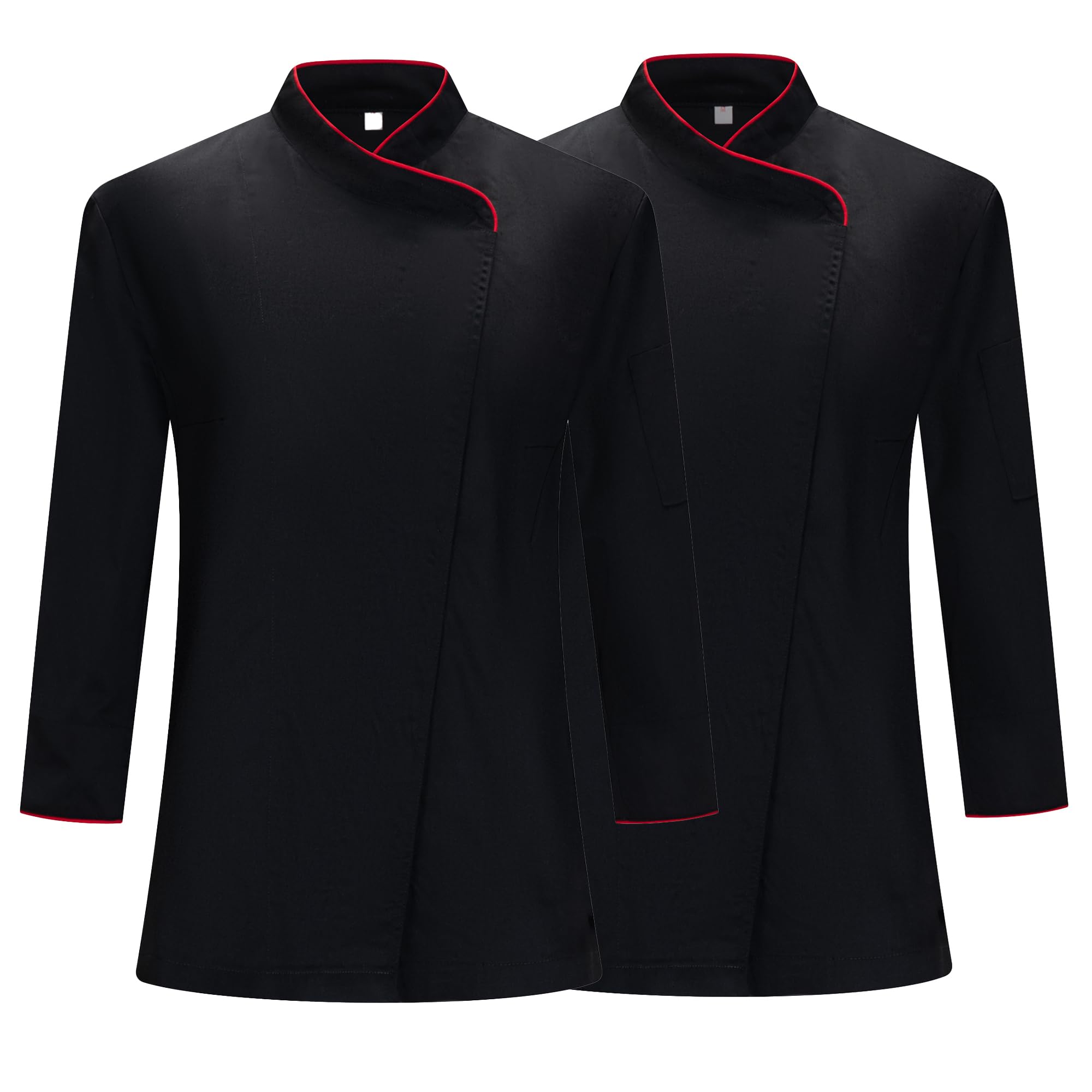 MISEMIYA - PAQUETE 2 UNIDADES - CHAQUETA COCINERA MUJER - UNIFORMES CHEF MUJER 2-731