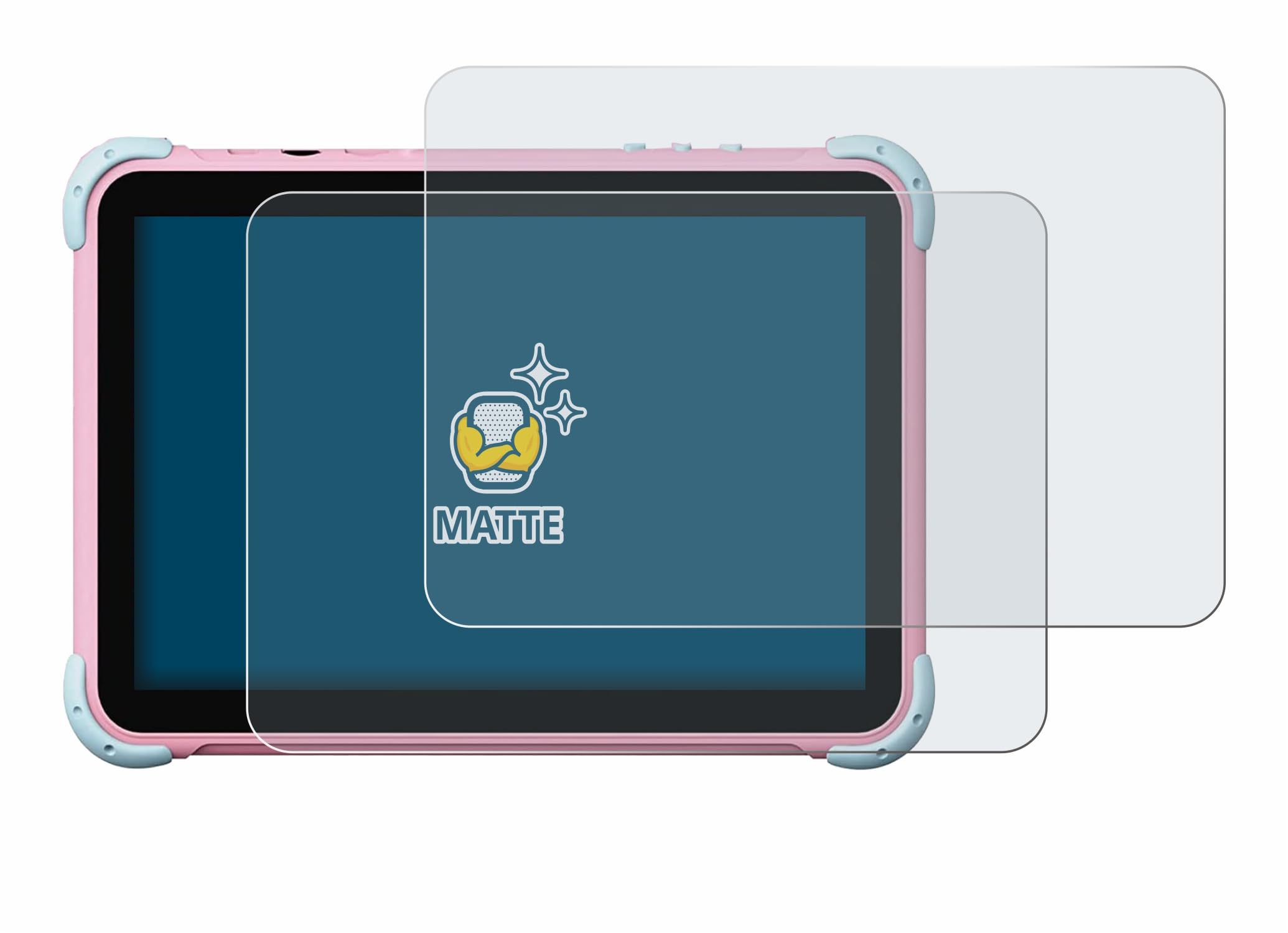 Dipos 2x Pellicola Protettiva Cristallo Per Tablet Snakebyte Kids F2 - Resistente Ai Graffi (4H), Anti-impronta, Made In Germany - 3