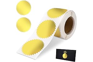 Gold Envelope Seals Stickers for Special Occasions