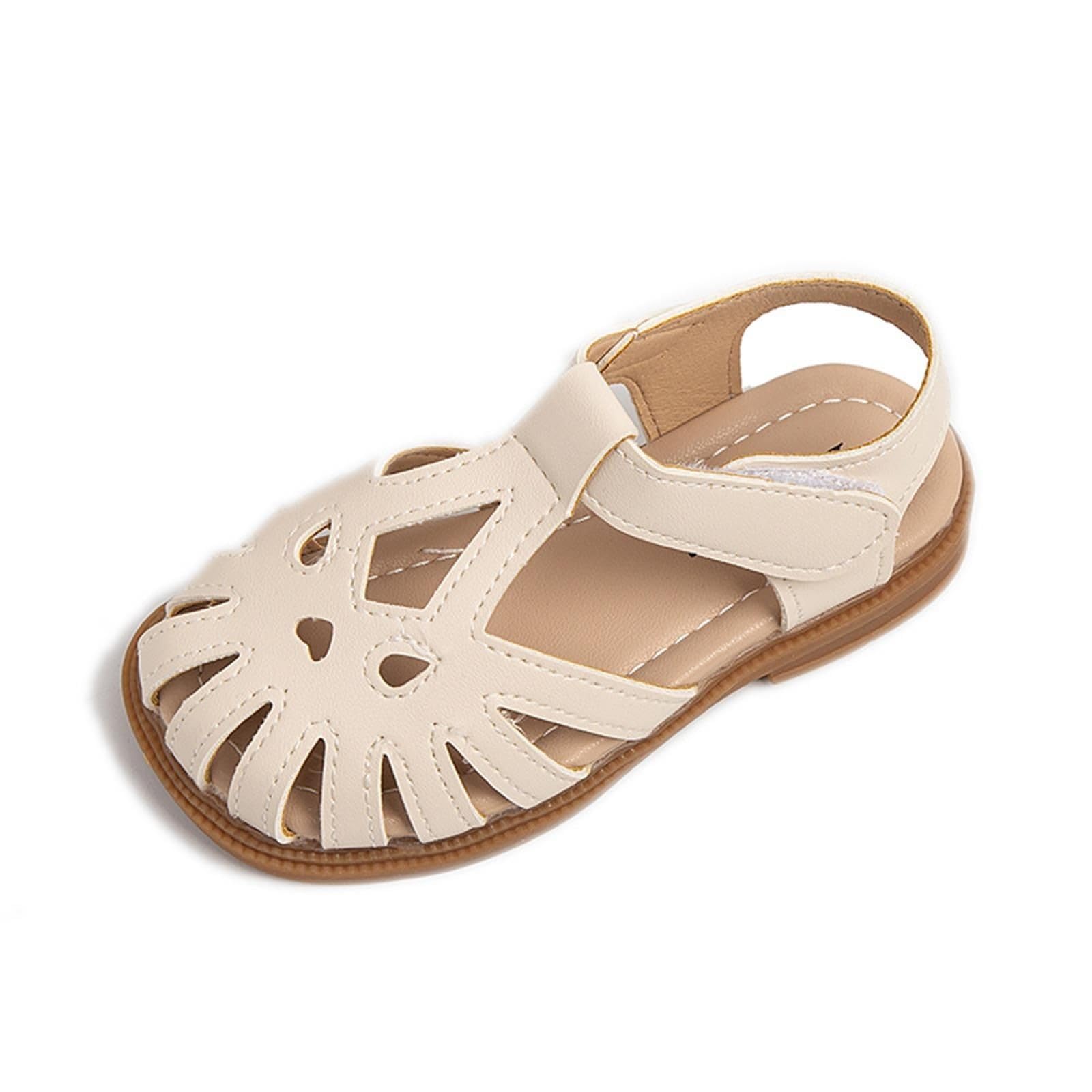 Genérico Chica Plata Punta Clásica Sandalias Planas Zapatos Vestidos Verano para Niño Niño Niña Morado Elegante Sandalias